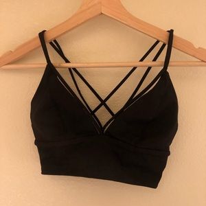 Lululemon Cross Back/Front Halter Sports Bra